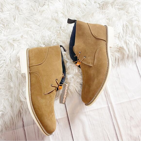 Hawke & Co. Mojave Chukka Classic‎ Men's Boots Sand Faux Suede Size 12 - Picture 3 of 9